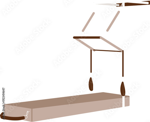 Pilates Wall Unit Illustration