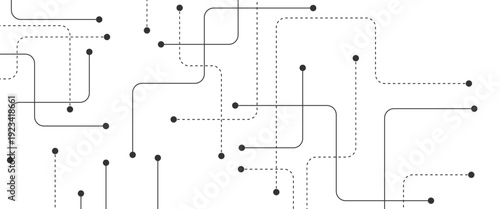 Abstract background with technology circuit board texture. Modern electronic motherboard texture. Creative idea for internet technology. Tech concept for header, web banner, website, presentation.