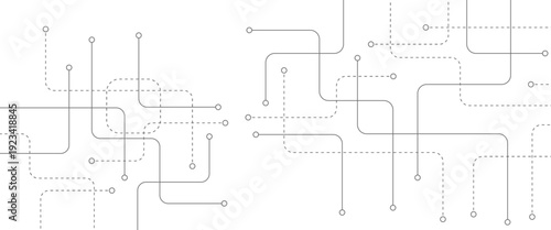 Abstract background with technology circuit board texture. Modern electronic motherboard texture. Creative idea for internet technology. Tech concept for header, web banner, website, presentation.