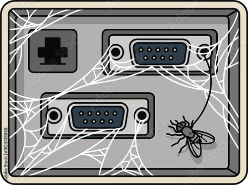 Cobweb on Computer Ports