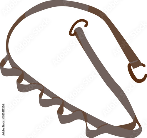 Pilates Safety Leather Straps Vector