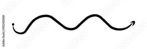 thin long arrow vector icon pointing to the right.