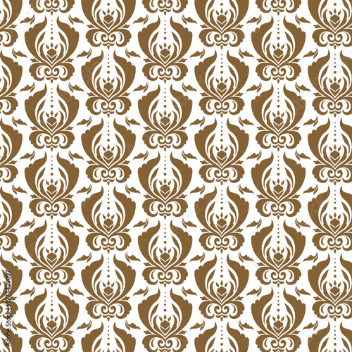 Golden Luxury Vintage Ornamental Pattern