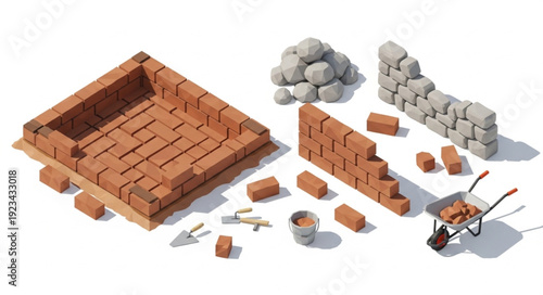 Bricks and Construction Materials.