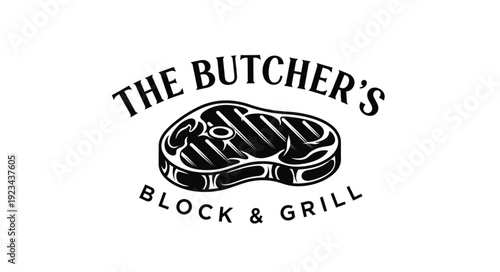 Butchers Block Grill Steakhouse Logo.