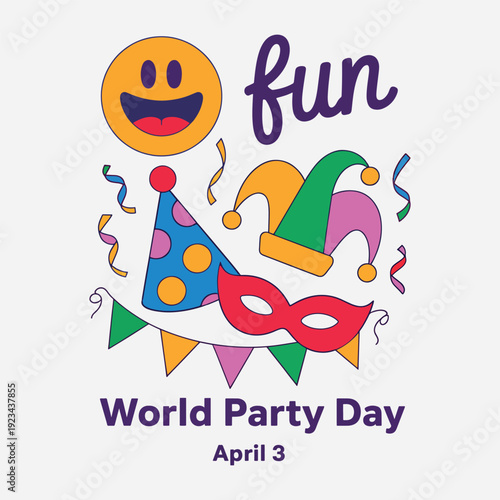 World Party Day Celebration Design