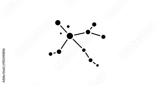 Black dots connected by lines.