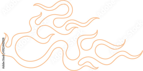 Swirl Flame Vector