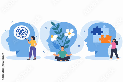 Human Mind Concepts Illustration