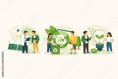 People and Green Energy Ideas