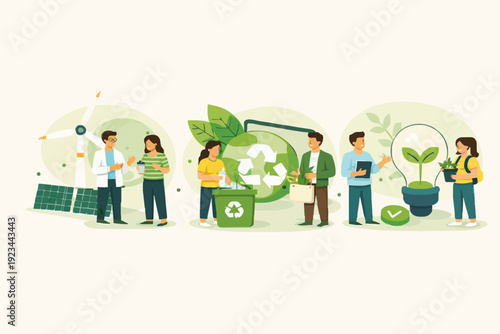 People and Green Energy Ideas