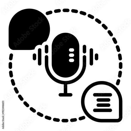 Developer icon, glyph icon style