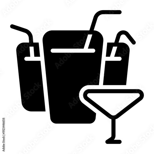 Engine icon, glyph icon style