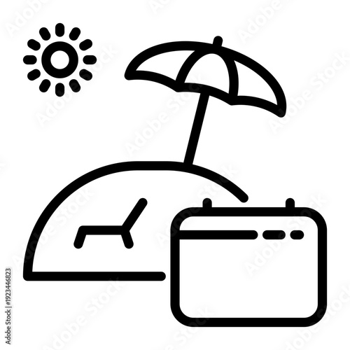 Cloud icon, line icon style