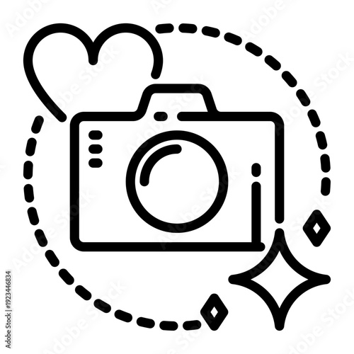 connection icon, line icon style