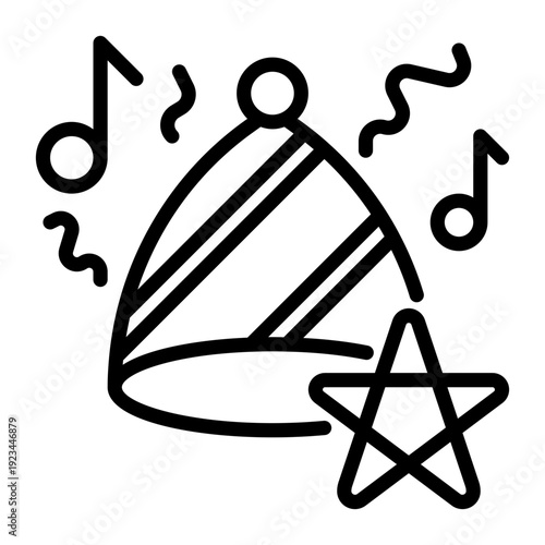 Loading icon, line icon style