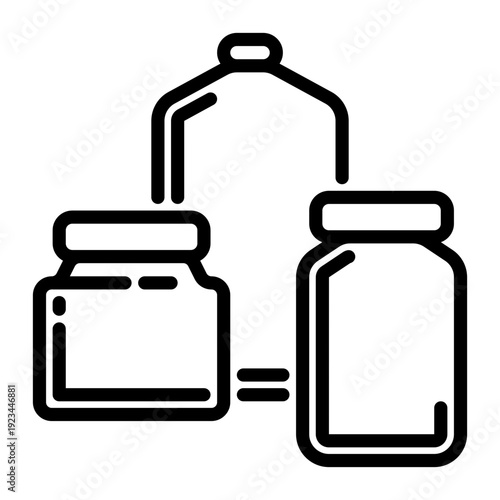 Gear icon, line icon style