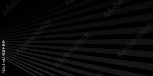 Black oblique straight line background. Masculine dark linear abstract wallpaper. Elegant luxury striped gradient texture. Grey diagonal lines backdrop for flyer, banner, poster, presentation. Vector