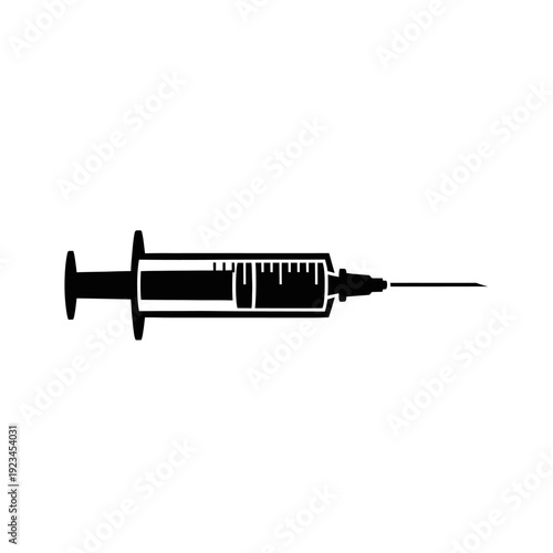 Syringe with needle medical device.