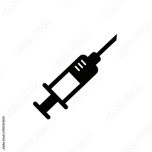 Syringe with needle medical device.