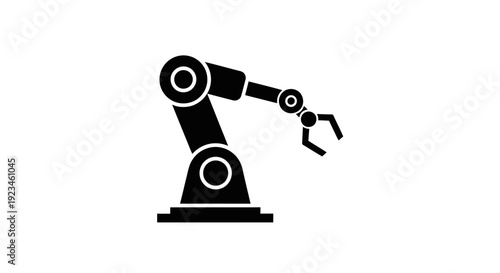 Industrial robotic arm machine technology.
