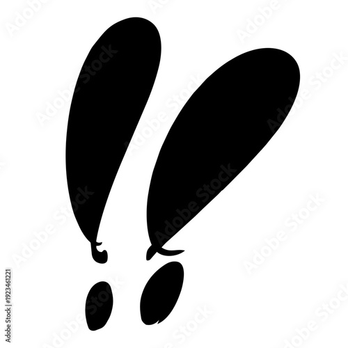 勢いのあるビックリマーク