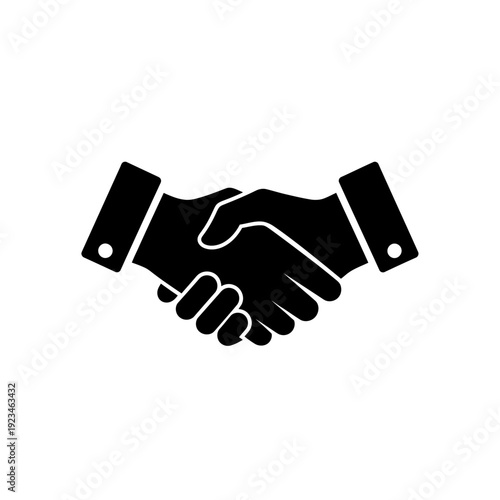 Handshake Business Partnership Agreement.
