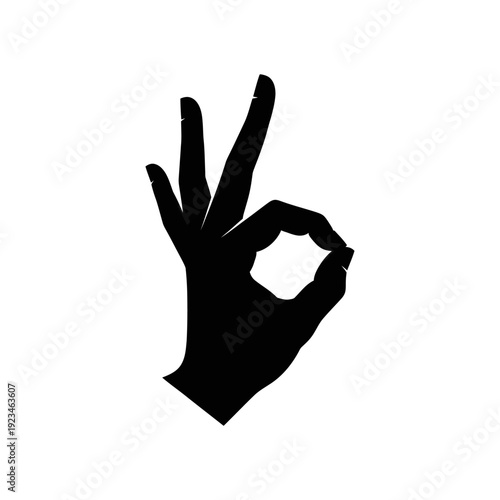 Hand making peace sign gesture.