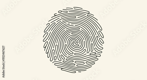 Detailed Fingerprint Pattern for Identification and Security.