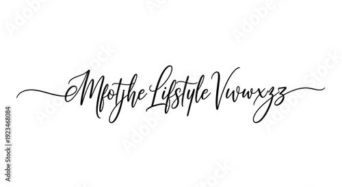 Elegant Calligraphy Script Font with Swashes and Flourishes.