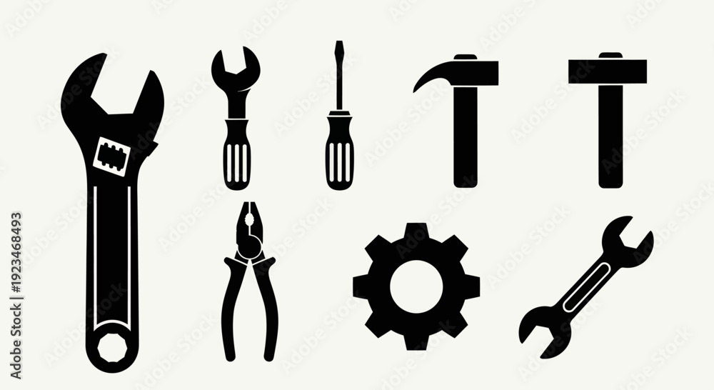 Obraz premium Essential Hand Tools Collection for Home Improvement and Repair Projects.