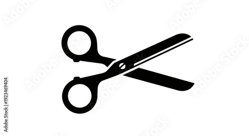 Принти на полотні Black Scissors Cutting Tool Object.