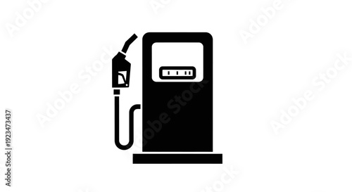 Gas pump fuel nozzle icon.