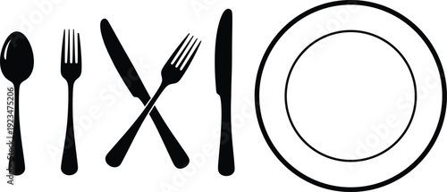 Financial icons including money bags coins and banknotes