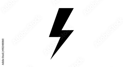 Free Download Black lightning bolt electric symbol icon. - GFXLoad