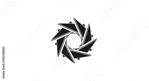 Camera shutter close up detail.