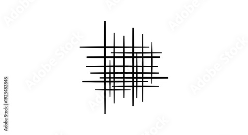 Black lines forming geometric pattern.