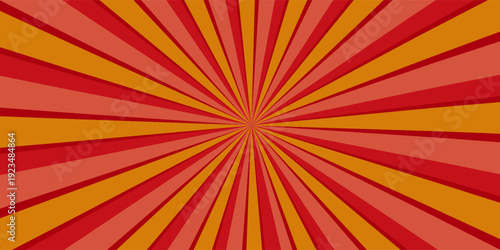 comic background with retro rays