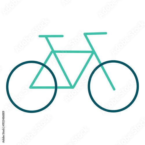 Sustainable Bicycle Line Art