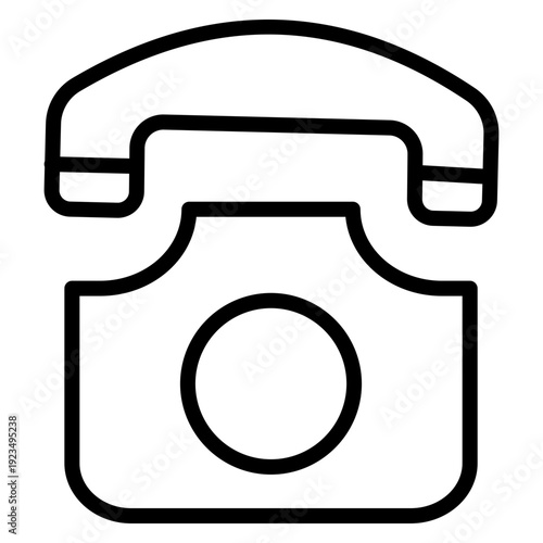 Rotary Vector Line Icon Design