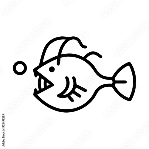 fish anglerfish icon