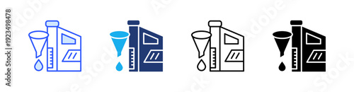 Fluid Multiple Style Icon Set Vector 