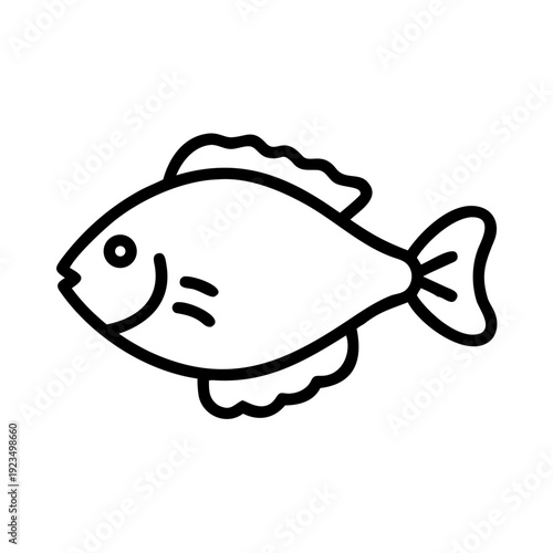 fish flounder icon