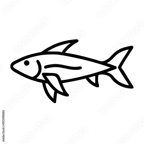 fish flying fish icon