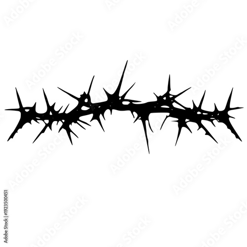 Crown of thorns symbolizing sacrifice and faith