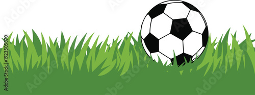 Soccer ball and goal concept for sports promotion