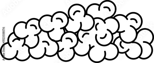 Popcorn icon colorful and flat vector illustrations for movies, snacks, theater, cinema, fast food, party, entertainment, digital design, app, web, print; icon