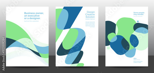 Template vector design set for Brochure, AnnualReport, Corporate Presentation, Portfolio, Flyer, layout modern, posters collection Eps10