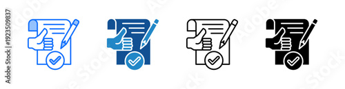 Completed Multiple Style Icon Set 