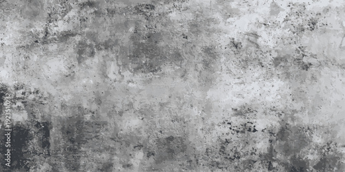 Abstract gray concrete wall texture for backgrounds and text design. rough texture created with dabbed on grey and black watercolor